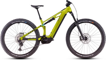 CUBE STEREO HYBRID ONE44 HPC RACE 800 FLASHLIME BLUE 2025